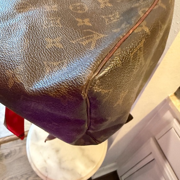 Louis Vuitton Vintage Monogram Speedy 30 Bag - Brown/Tan - Picture 11 of 12